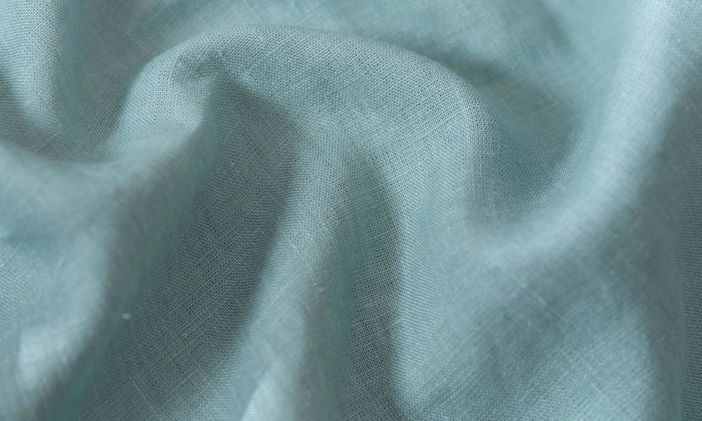 Blue linen fabrics collection