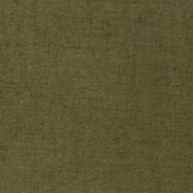 Washed Pure Olive Green Linen Fabric 205 g/m²