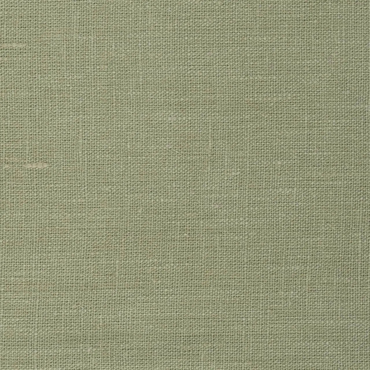 Washed Pure Light Sage Green Linen Fabric 205 g/m²