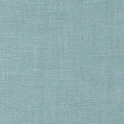 Washed Pure Dusty Turquoise Linen Fabric 205 g/m²