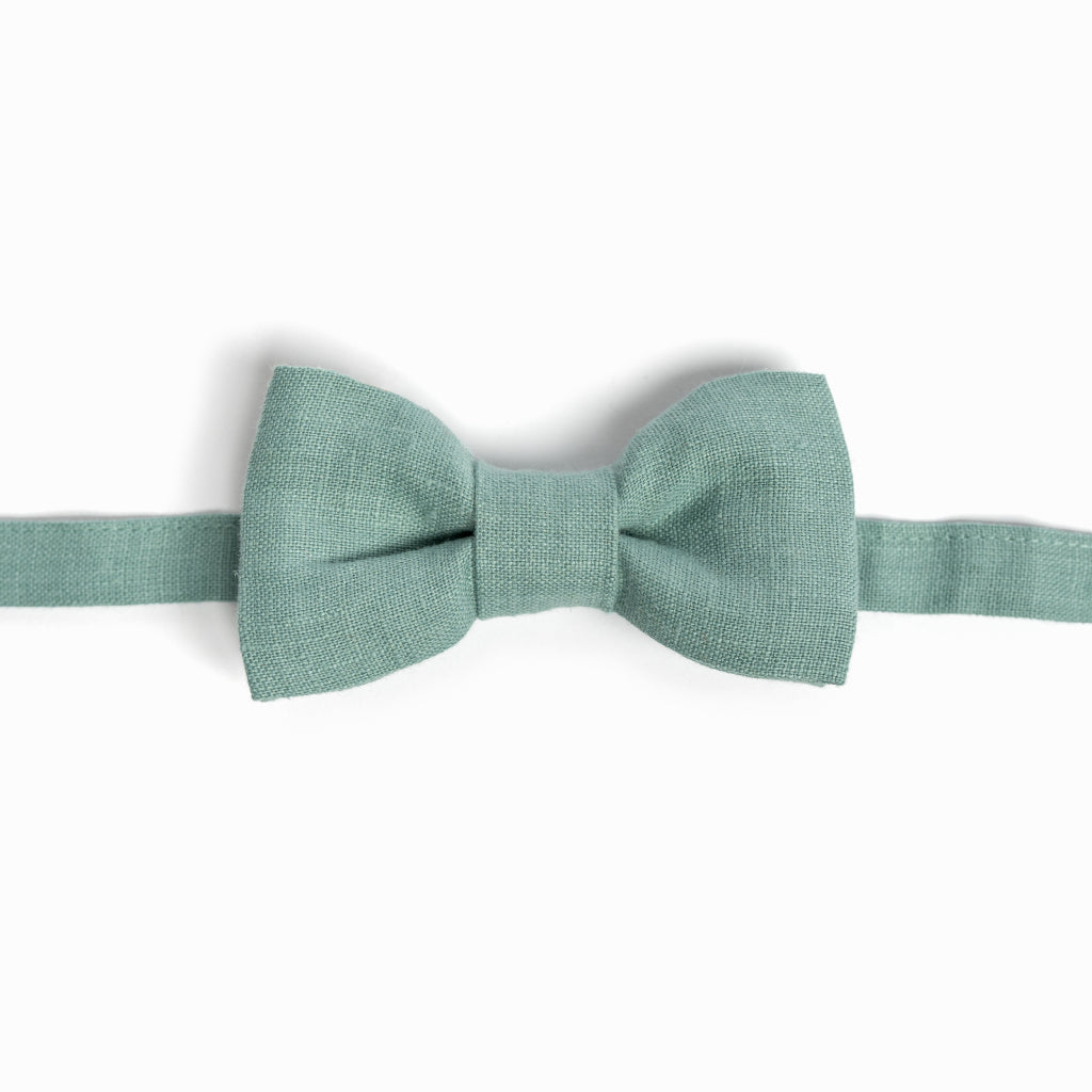 turquoise sequin bow tie