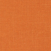 Washed Pure Pumpkin Orange Linen Fabric 205 g/m²