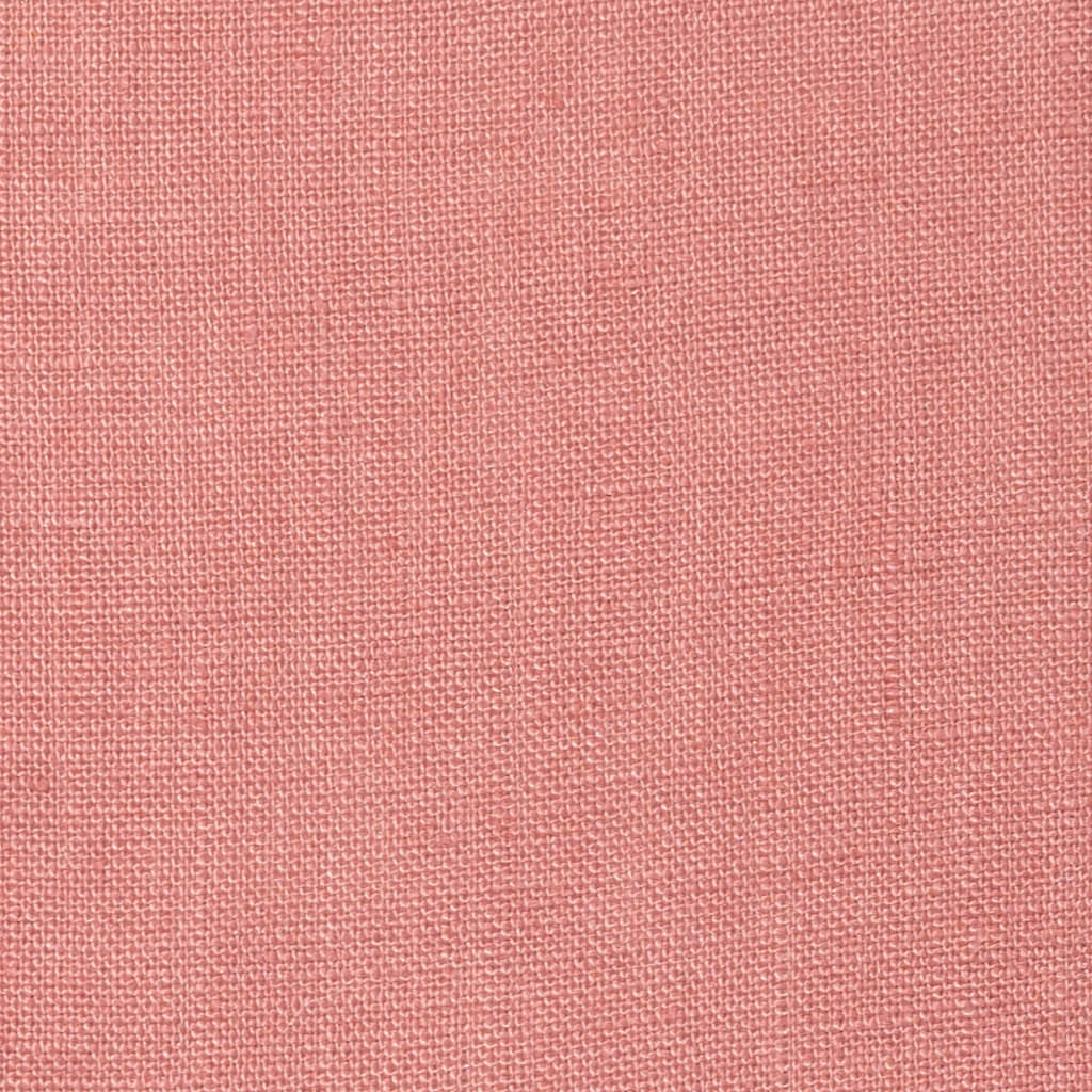 Washed Pure Rose Pink Linen Fabric 205 g/m²