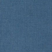 Washed Pure Dusty Blue Linen Fabric 205 g/m²