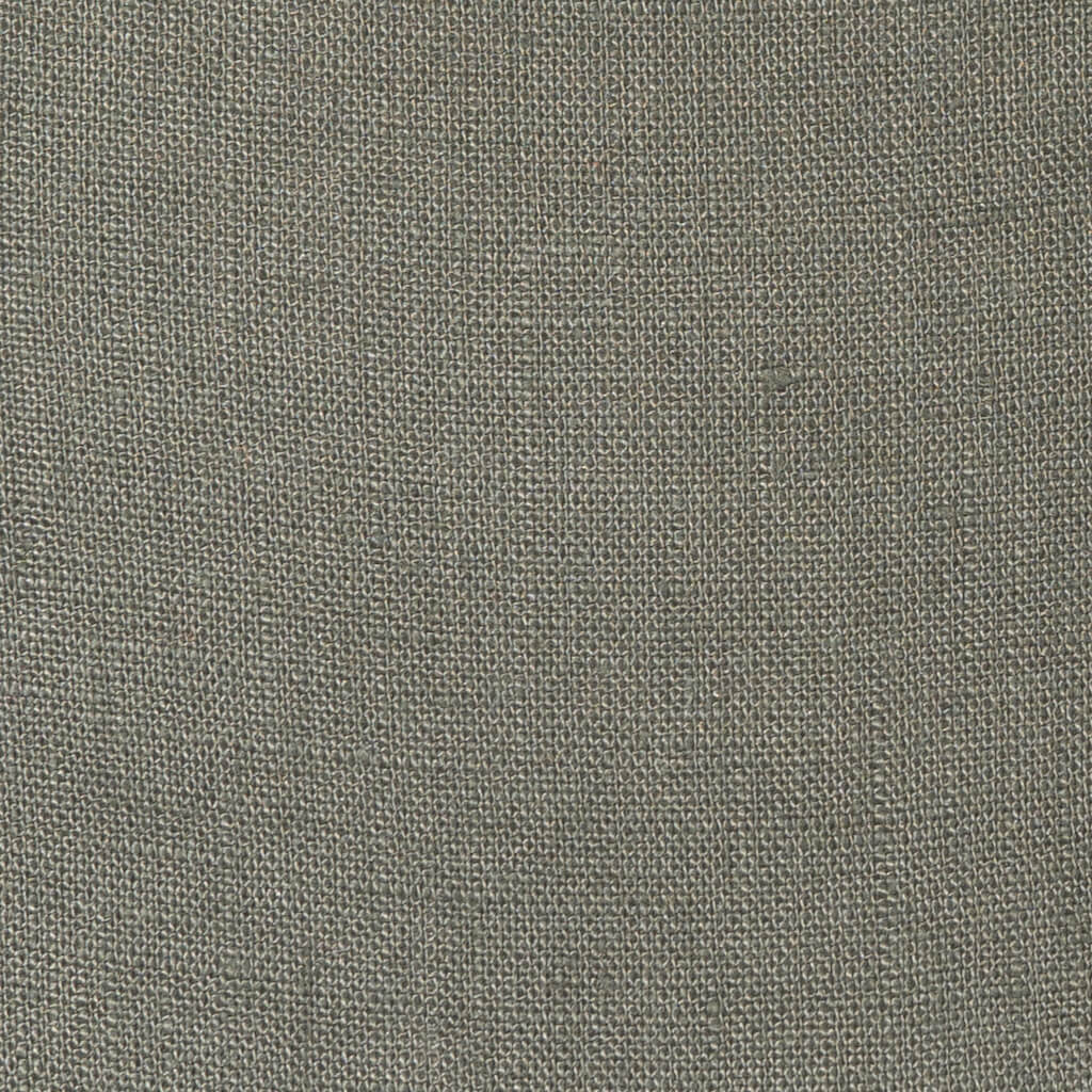 Washed Pure Dusty Sage Green Linen Fabric 205 g/m²