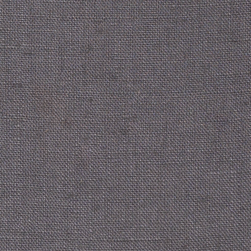 Washed Pure Graphite Grey Linen Fabric 205 g/m²