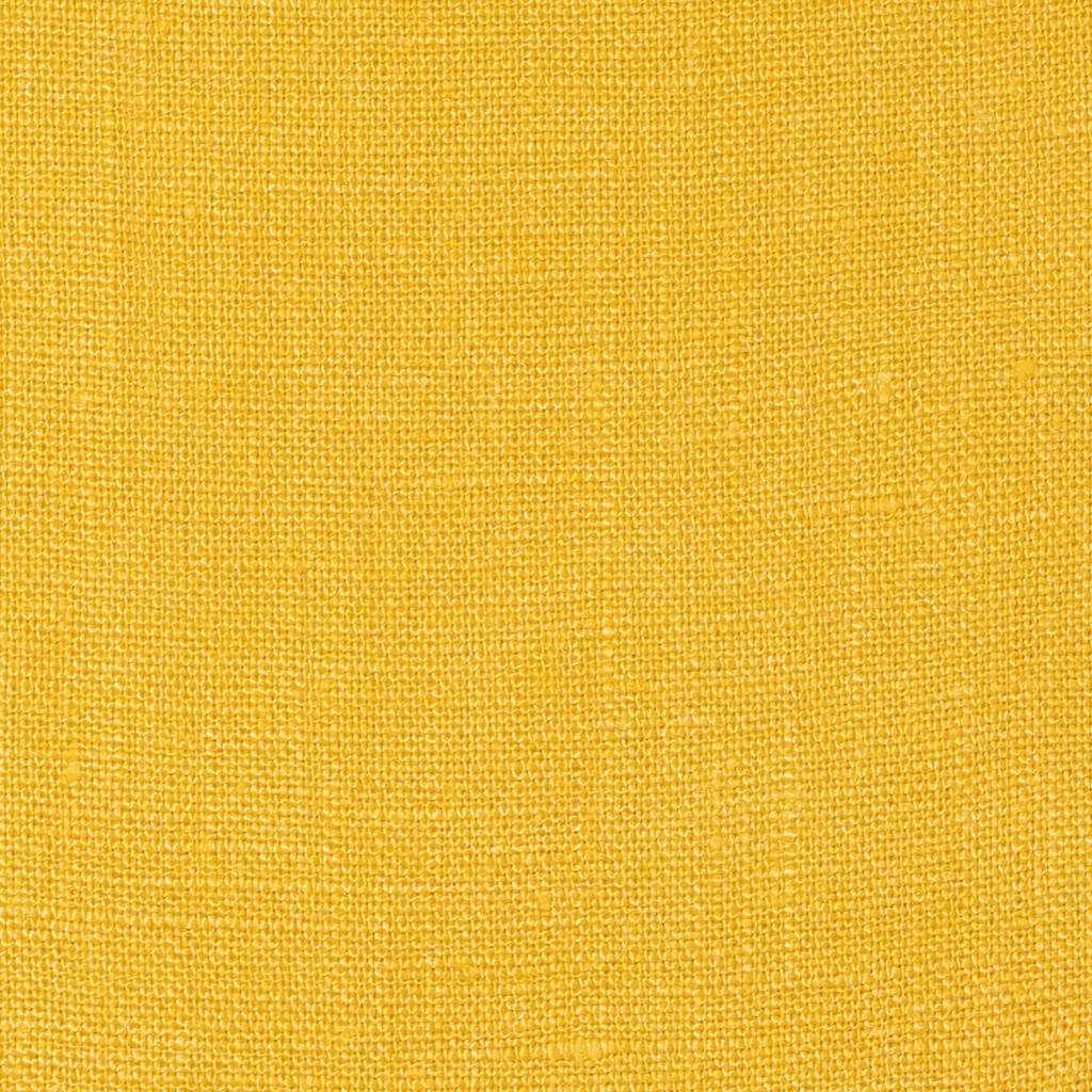 Washed Pure Honey Yellow Linen Fabric 205 g/m²