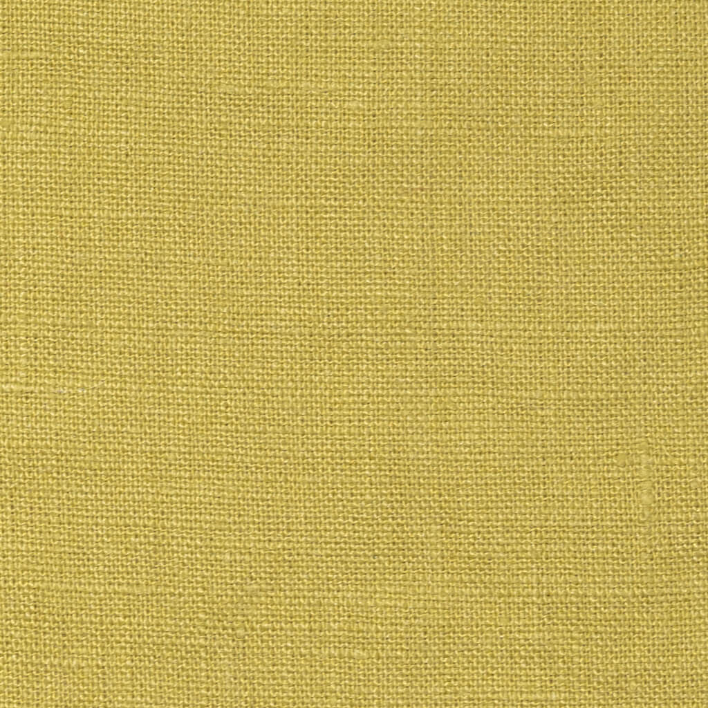 Washed Pure Lime Green Linen Fabric 205 g/m²