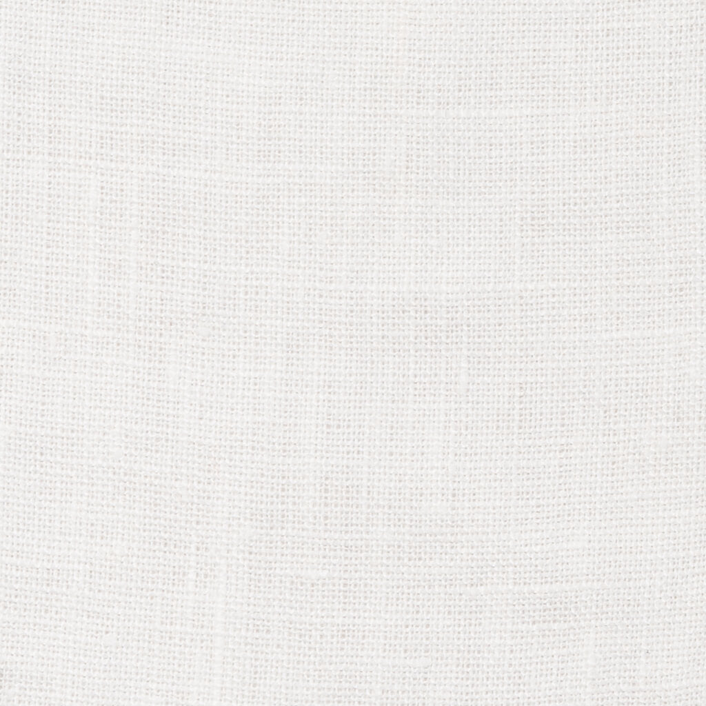 Washed Pure Off White Linen Fabric 205 g/m²