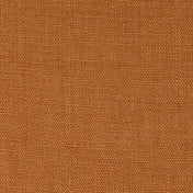 Washed Pure Rust Brown Linen Fabric 205 g/m²