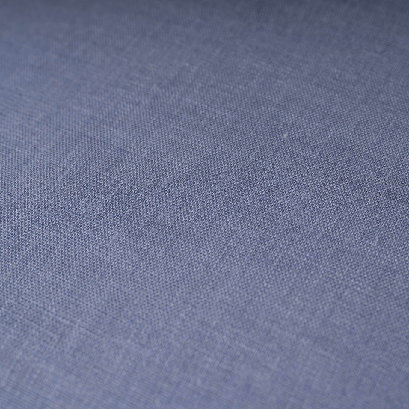 Close up of Dusty blue linen fabric
