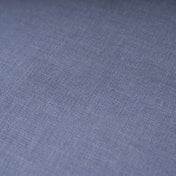 Close up of Dusty blue linen fabric