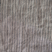 Washed Pure Natural & Grey Stripes Linen Fabric 205 g/m²