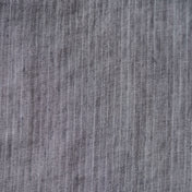 Washed Pure Grey Stripes Mélange Linen Fabric 195 g/m²