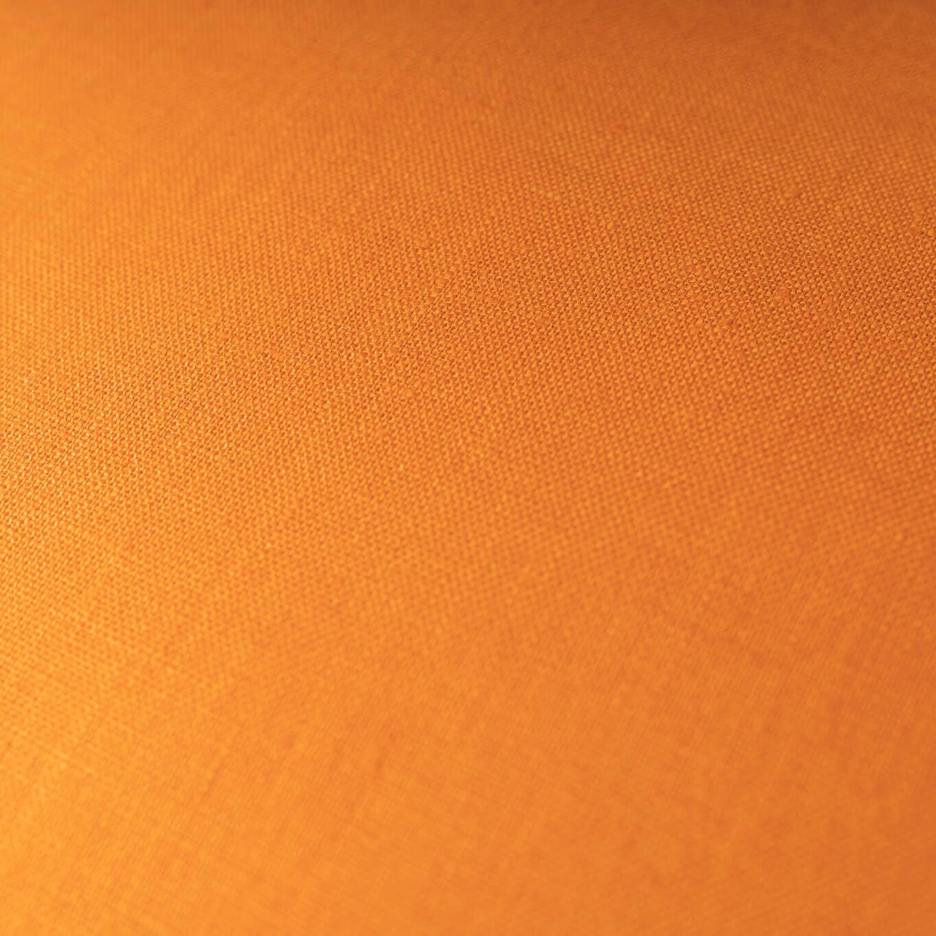 Pumpkin Orange Linen Cushion Cover