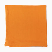 Pumpkin Orange Linen Cushion Cover