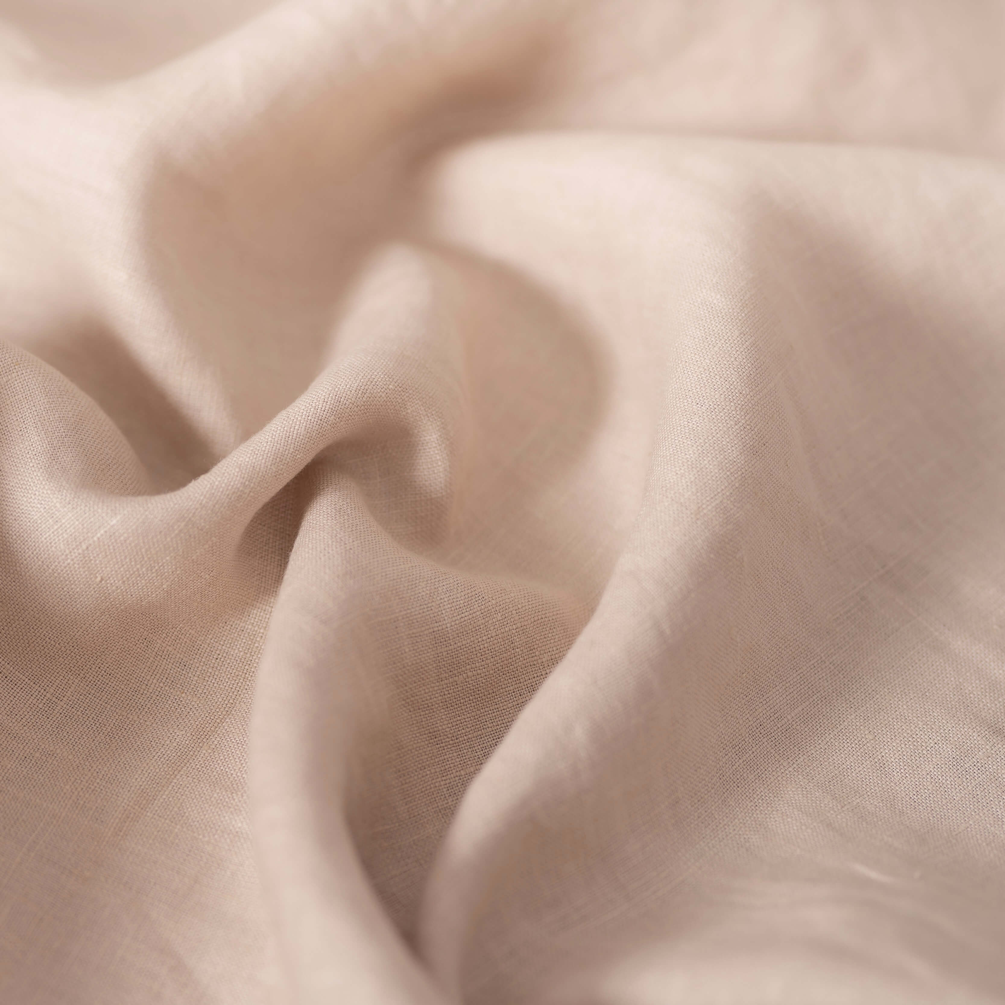 Washed Pure Oatmeal Linen Fabric 205 g/m²