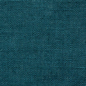 Washed Pure Deep Teal Linen Fabric 205 g/m²