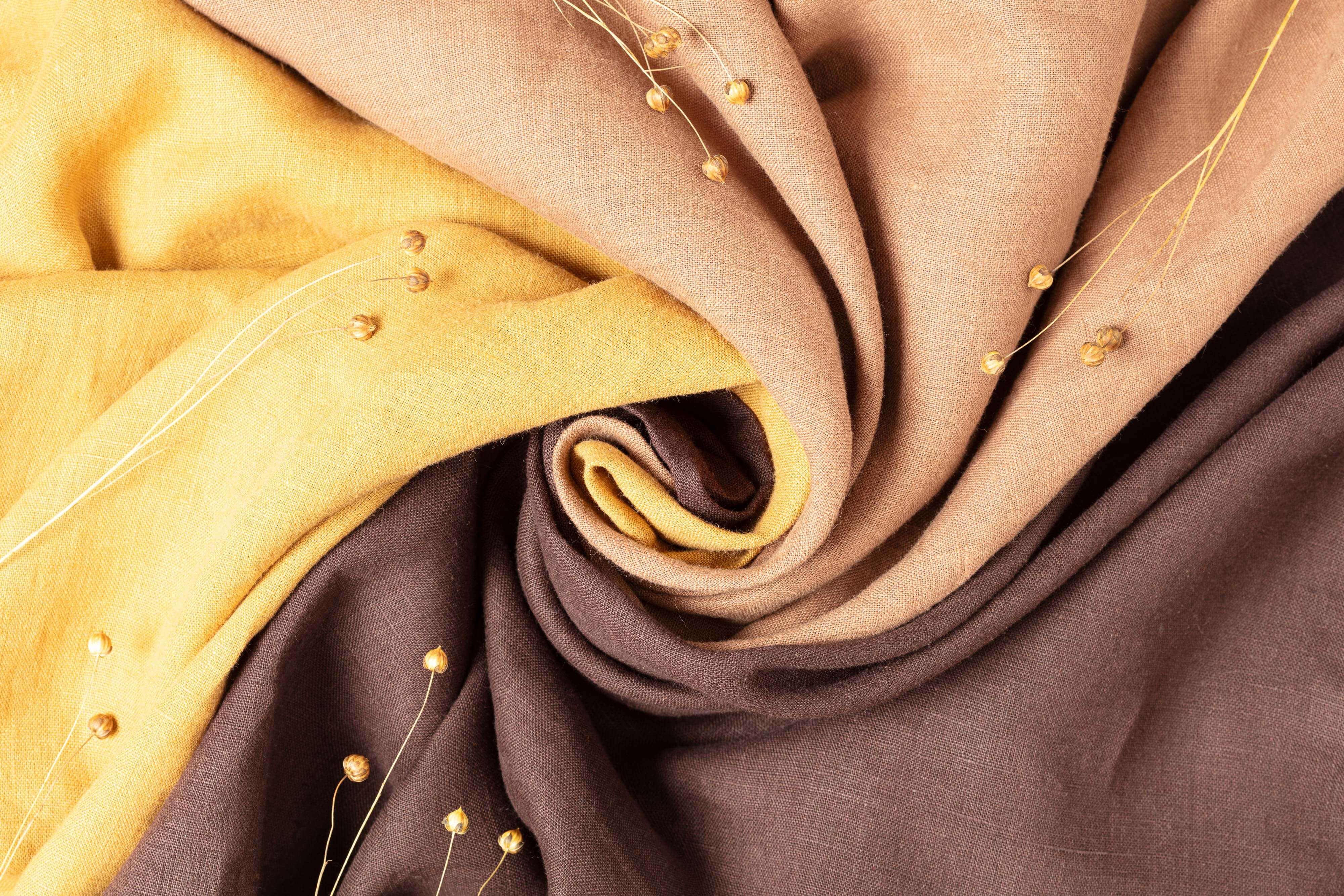 Brown Linen Fabrics