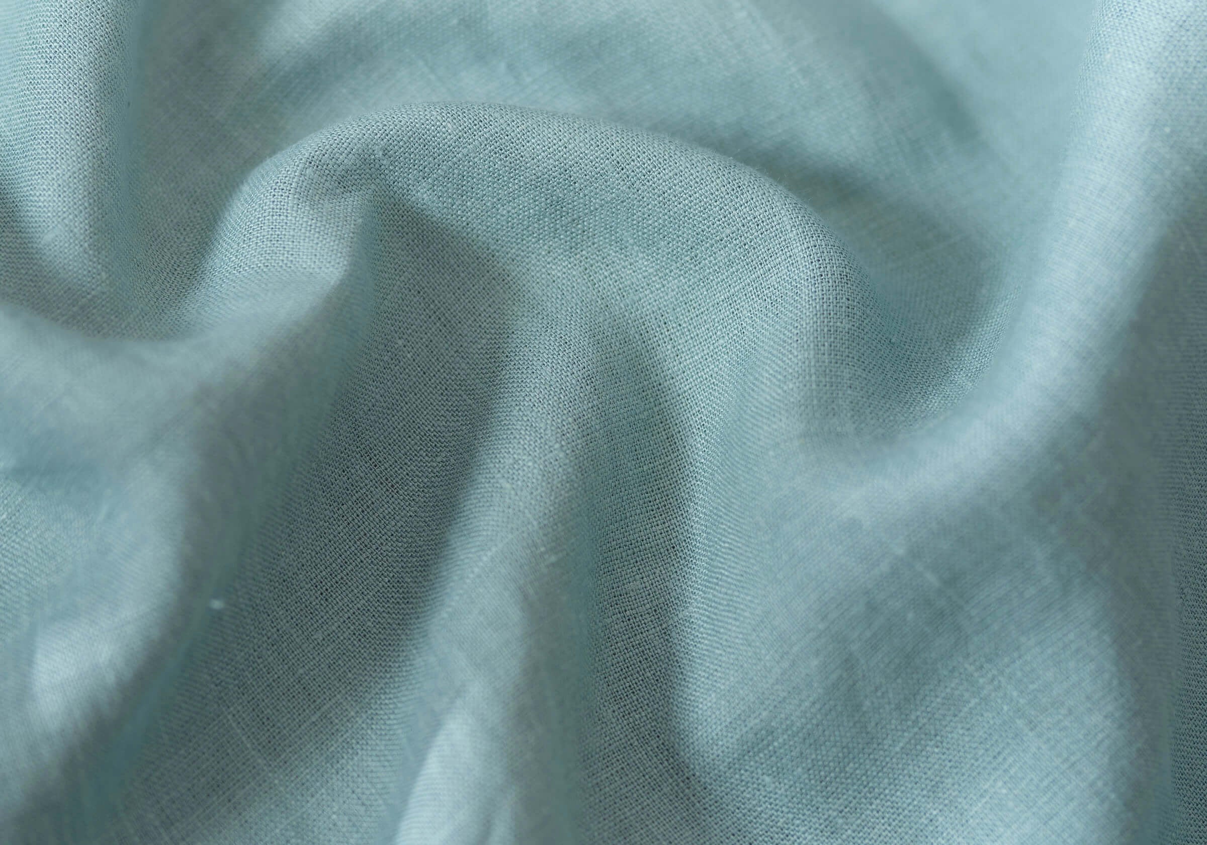 Blue linen fabrics collection