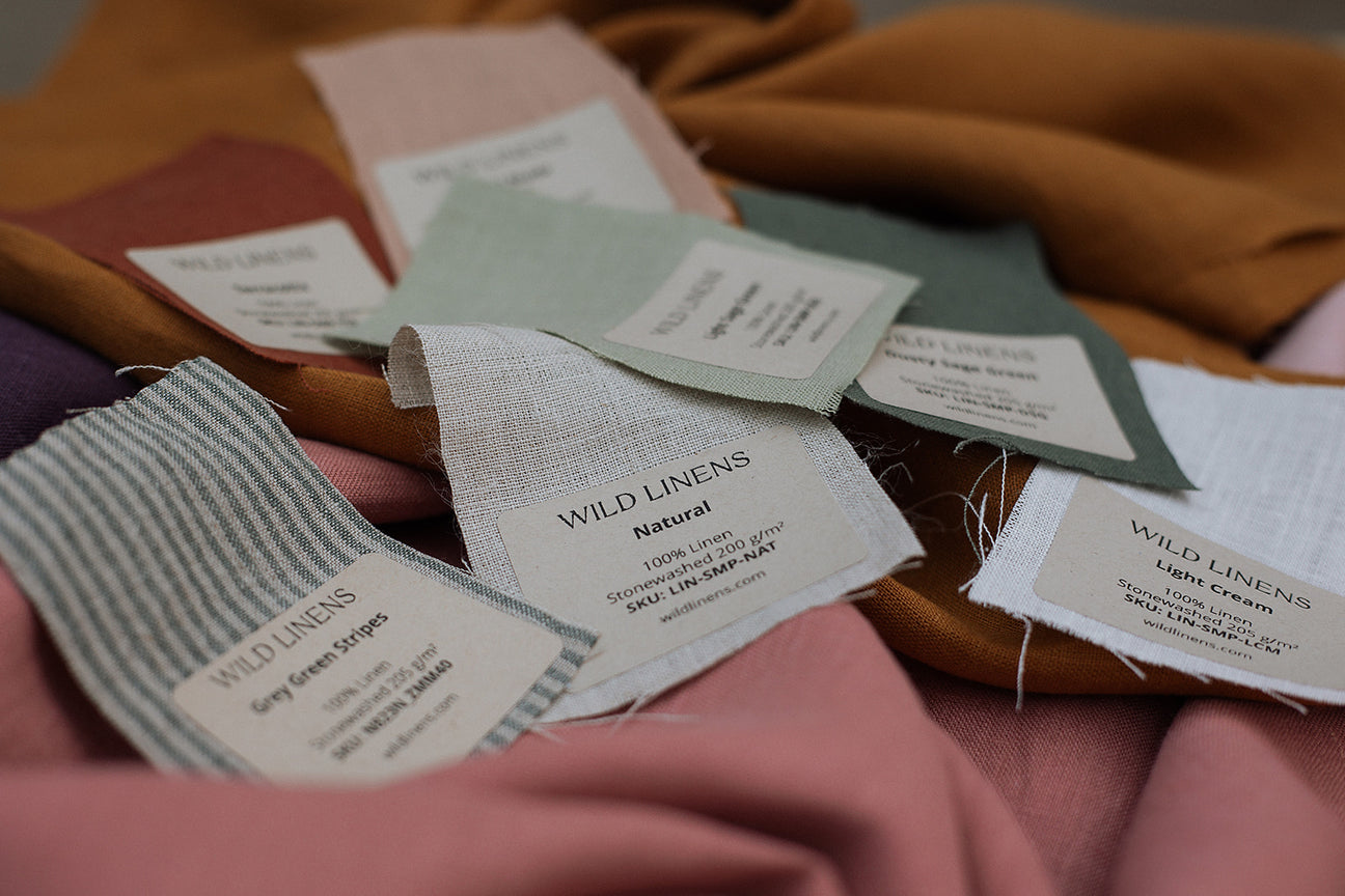 Spring Linen Fabric Collection | Wild Linens