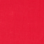 Washed Pure Bright Red Linen Fabric 205 g/m²
