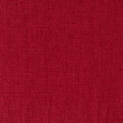 Washed Pure Burgundy Linen Fabric 205 g/m²