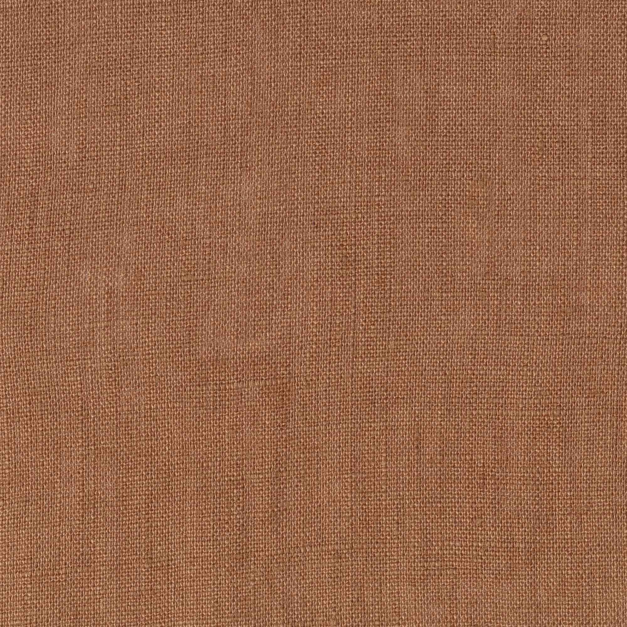 Washed Pure Cinnamon Linen Fabric 205 g/m²