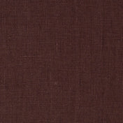 Washed Pure Dark Brown Linen Fabric 205 g/m²