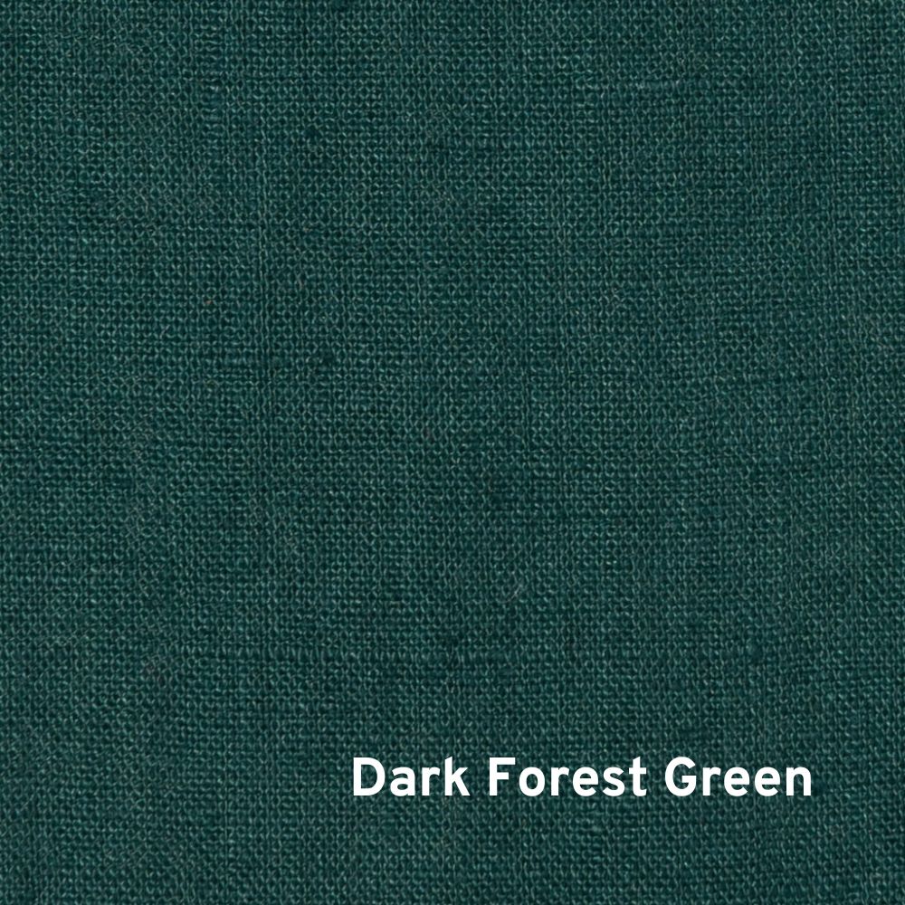 Dark Forest Green Linen Lampshade