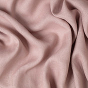 Washed Pure Dusty Lilac Linen Fabric 205 g/m²