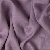 Washed Pure Dusty Purple Linen Fabric 205 g/m²