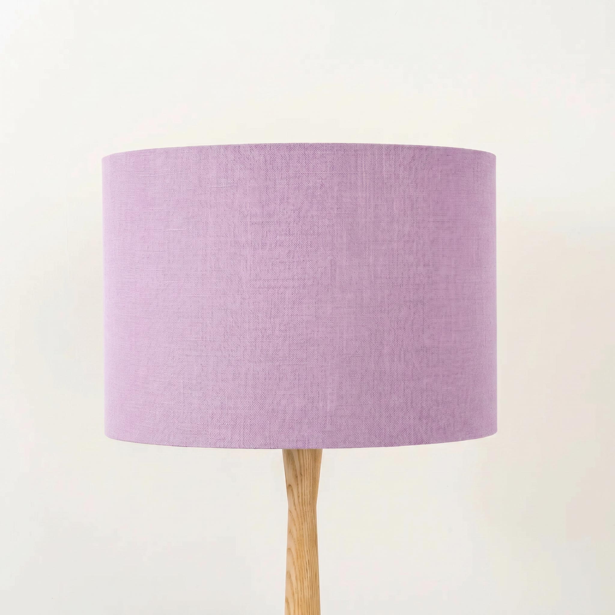 Light Lilac Linen Lampshade