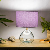 Light Lilac Linen Lampshade