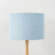 Light Sky Blue Linen Lampshade