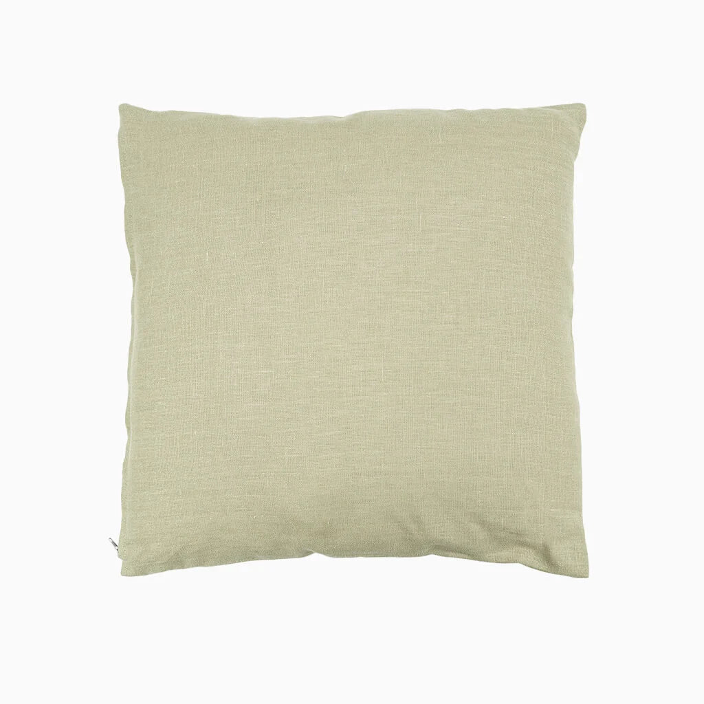 Light Sage Green Linen Cushion Cover