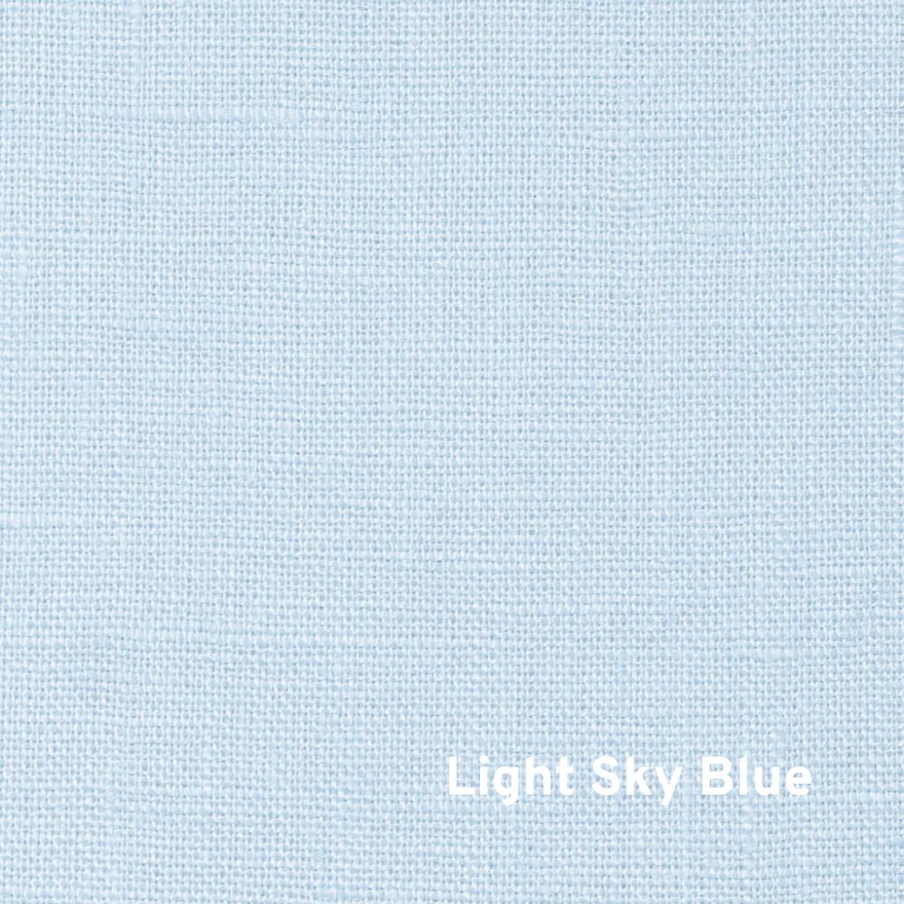 Light Sky Blue Linen Lampshade