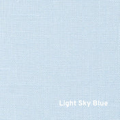 Light Sky Blue Linen Lampshade