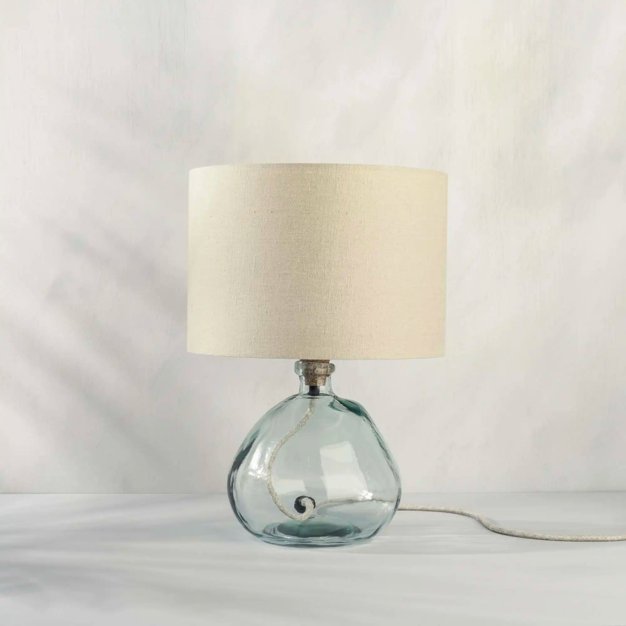 Oatmeal Linen Lampshade