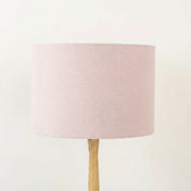 Pale Pink Linen Lampshade