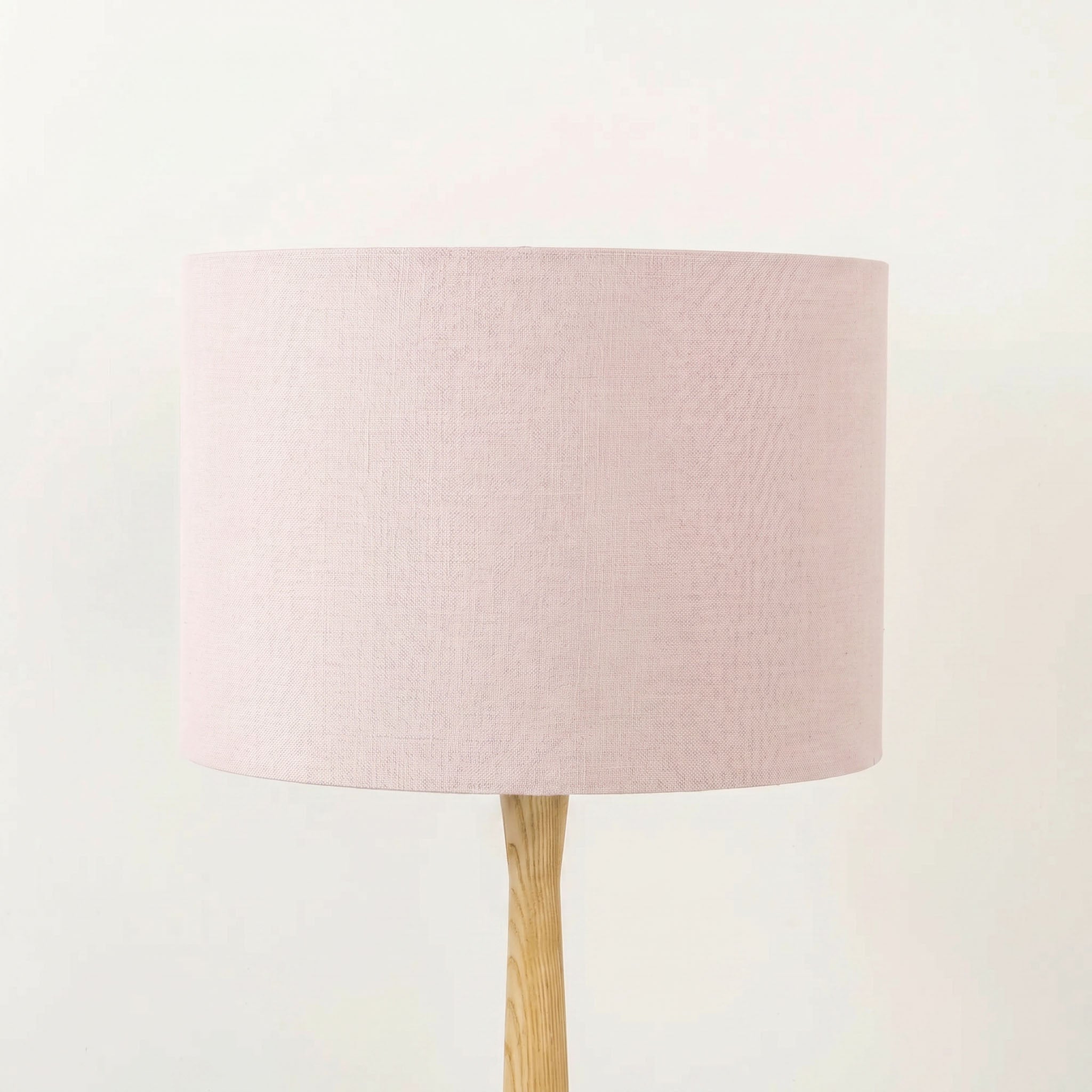 Pale Pink Linen Lampshade