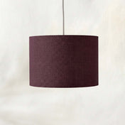 Dark Plum Linen Lampshade