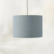 Blue Grey Linen Lampshade