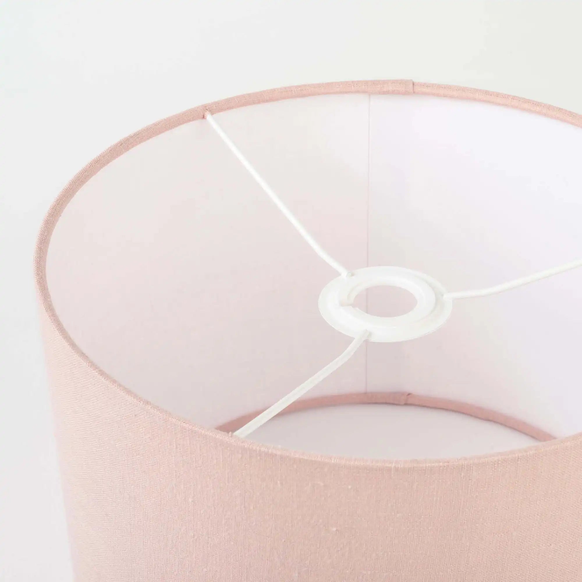 Blush Pink Linen Lampshade