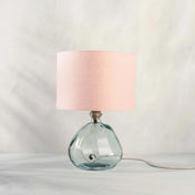 Blush Pink Linen Lampshade