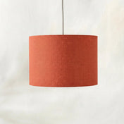 Brick Red Linen Lampshade