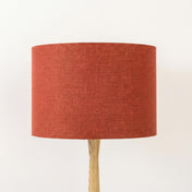 Brick Red Linen Lampshade