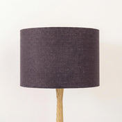 Charcoal Grey Linen Lampshade