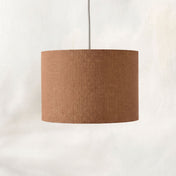Cinnamon Brown Linen Lampshade