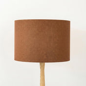 Cinnamon Brown Linen Lampshade